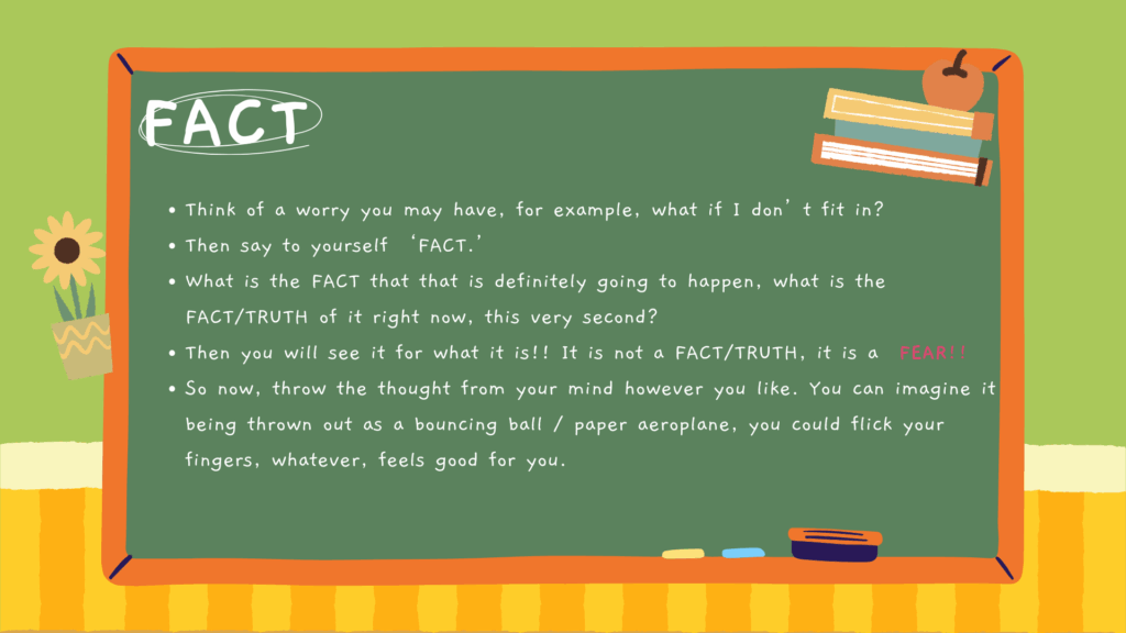 interrupt anxious thought